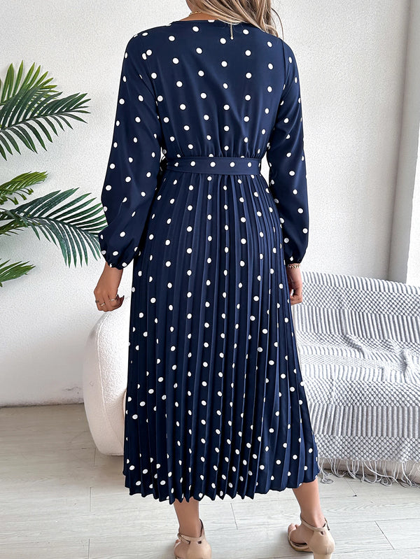 V-Neck Polkadot